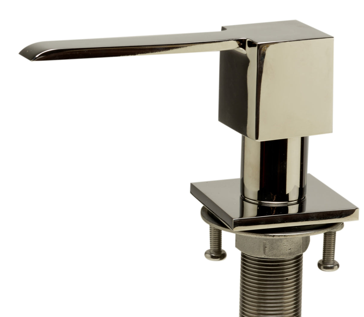 ALFI brand AB5007-PSS Modern Square Polished Stainless Steel Soap Dispenser