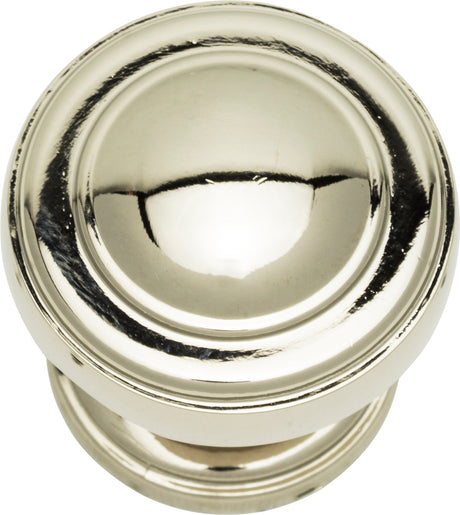 Atlas Homewares Bronte Knob 1 1/8 Inch Polished Nickel