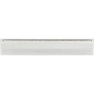 Atlas Homewares Crystal Inset Thin Pull 3 3/4 Inch (c-c) Matte Chrome