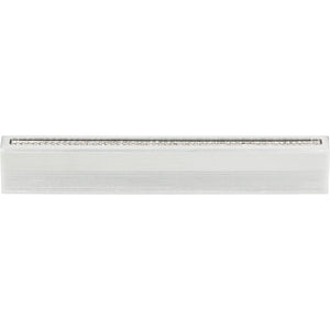 Atlas Homewares Crystal Inset Thin Pull 3 3/4 Inch (c-c) Matte Chrome