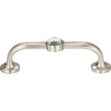 Atlas Homewares Legacy Crystal Bracelet Pull 3 Inch (c-c) Brushed Nickel