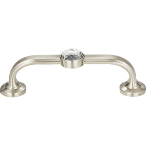 Atlas Homewares Legacy Crystal Bracelet Pull 3 Inch (c-c) Brushed Nickel