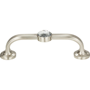 Atlas Homewares Legacy Crystal Bracelet Pull 3 Inch (c-c) Brushed Nickel