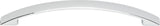Atlas Homewares Modern Arch Pull 5 1/16 Inch (c-c) Polished Chrome