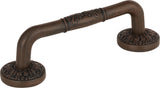 Atlas Homewares Hammered Medallion Pull 3 Inch (c-c) Rust