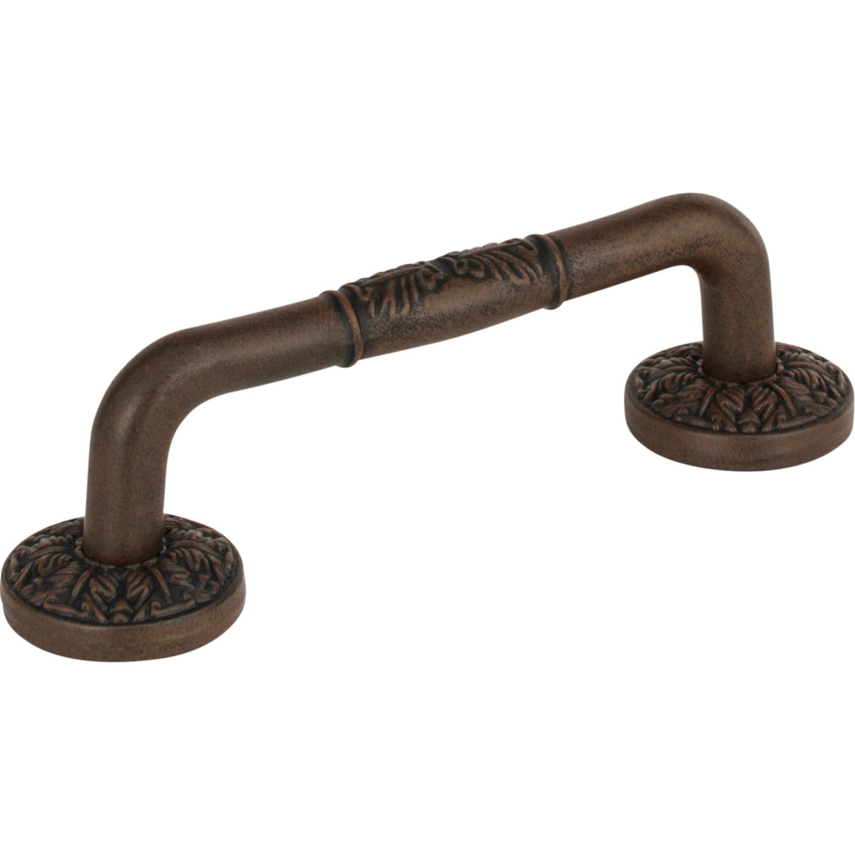 Atlas Homewares Hammered Medallion Pull 3 Inch (c-c) Rust
