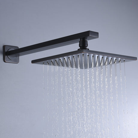 ANZZI SH-AZ037MK Mezzo Series 1-Handle 1-Spray Tub and Shower Faucet in Matte Black