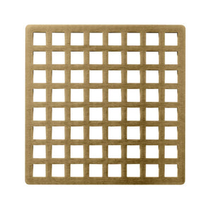 Infinity Drain QS 5 5” Strainer - Squares Pattern for Q 5, QD 5, QDB 5