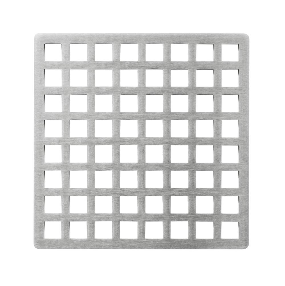 Infinity Drain QS 5 5” Strainer - Squares Pattern for Q 5, QD 5, QDB 5