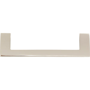 Atlas Homewares Angled Drop Pull 5 1/16 Inch (c-c) Polished Nickel