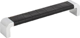 Atlas Homewares Paradigm Pull 6 5/16 Inch (c-c) CH & Black Croc Leather