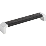 Atlas Homewares Paradigm Pull 6 5/16 Inch (c-c) CH & Black Croc Leather