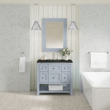 Breckenridge 36" Single Vanity, Serenity Blue, w/ 3 CM Phantome Eclos Top