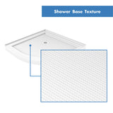 DreamLine Prime 38 in. x 38 in. x 78 3/4 in. H Shower Enclosure, Base, and White Wall Kit in Brushed Nickel and Clear Glass