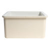 ALFI brand AB2017 20" White Single Bowl Fireclay Undermount Kitchen Sink