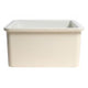 ALFI brand AB2017 20" White Single Bowl Fireclay Undermount Kitchen Sink