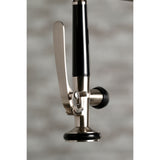 Gourmetier LS8508CTL Continental Single-Handle Pre-Rinse Kitchen Faucet, Brushed Nickel