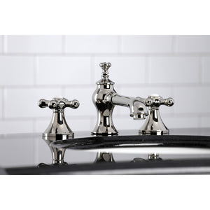 Kingston Brass KC7066AX Vintage 8 in. Widespread Bathroom Faucet, Polished Nickel
