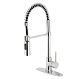 Gourmetier LS8771DL Concord Single-Handle Pre-Rinse Kitchen Faucet, Polished Chrome