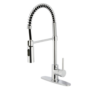 Gourmetier LS8771DL Concord Single-Handle Pre-Rinse Kitchen Faucet, Polished Chrome