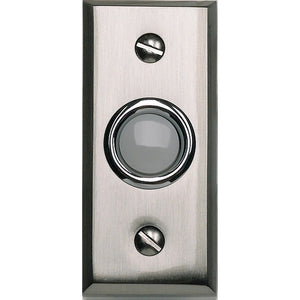 Atlas Homewares Mission Door Bell  Brushed Nickel