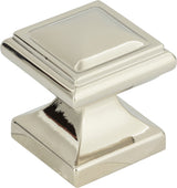 Atlas Homewares Wadsworth Knob 1 1/4 Inch Polished Nickel