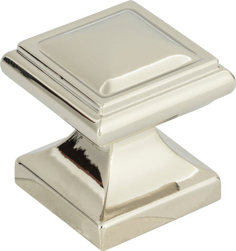 Atlas Homewares Wadsworth Knob 1 1/4 Inch Polished Nickel
