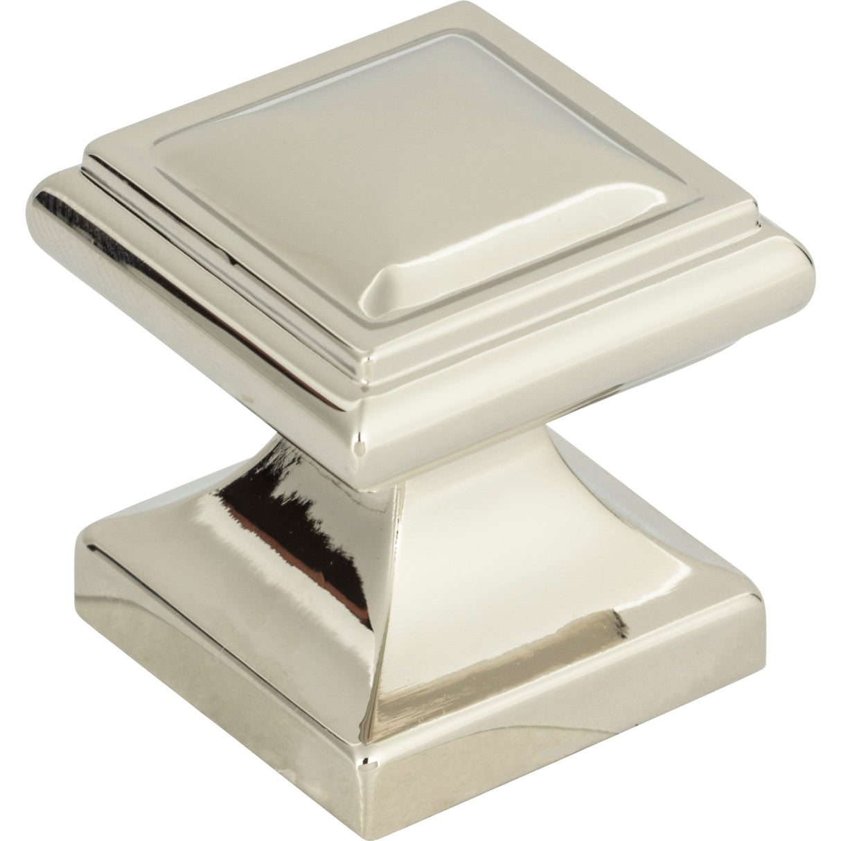 Atlas Homewares Wadsworth Knob 1 1/4 Inch Polished Nickel