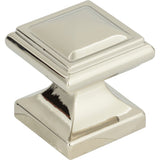 Atlas Homewares Wadsworth Knob 1 1/4 Inch Polished Nickel