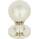 Atlas Homewares Nipple Knob 3/4 Inch Polished Nickel