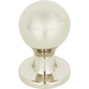 Atlas Homewares Nipple Knob 3/4 Inch Polished Nickel