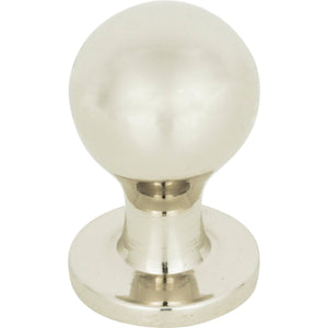 Atlas Homewares Nipple Knob 3/4 Inch Polished Nickel