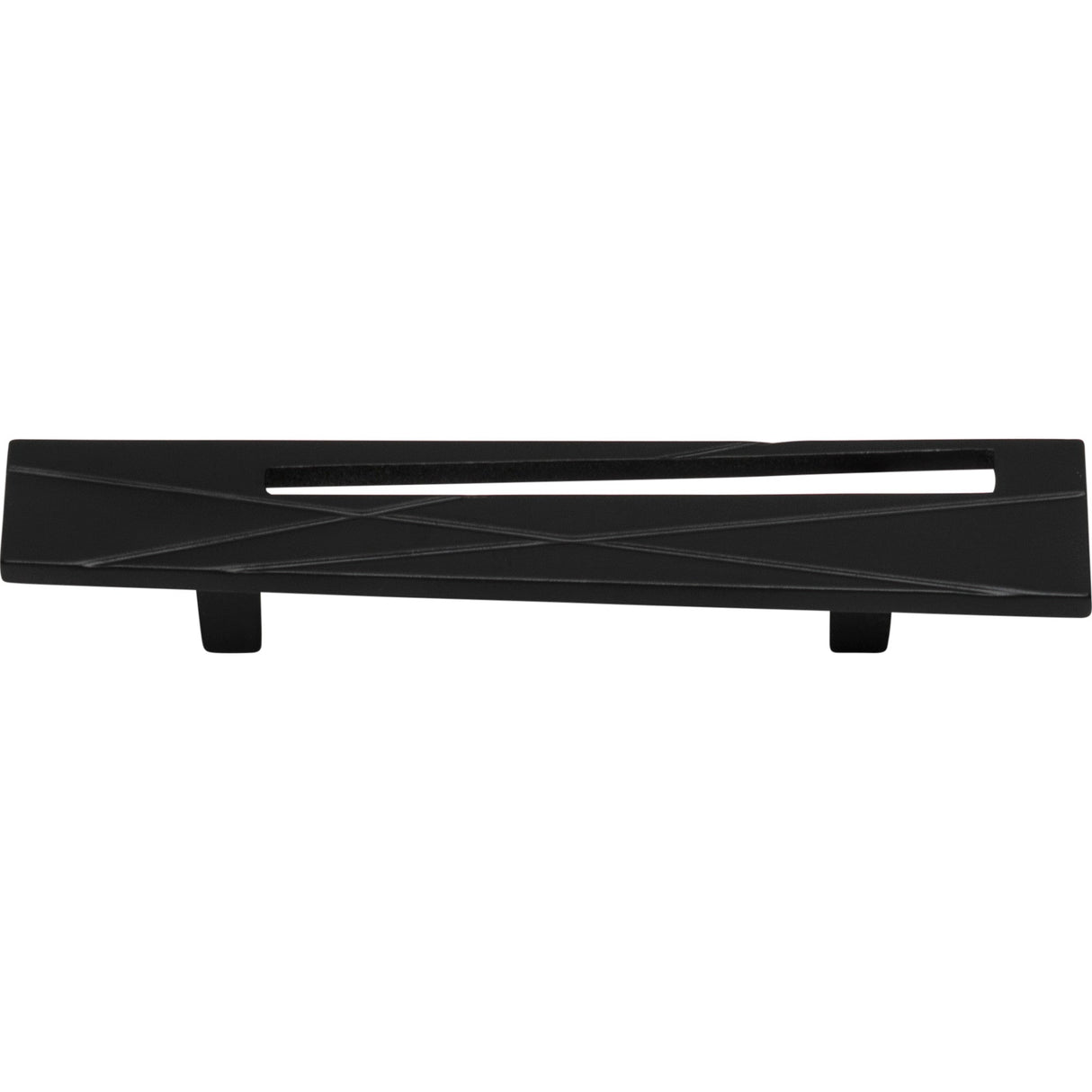 Atlas Homewares Modernist Right Pull 3 Inch (c-c) Matte Black