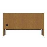 Hudson 60" Single Vanity, Honey Oak w/ 3 CM Tajnar Eclos Top w/FreePower Wireless Charger