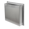 ALFI brand 16 x 16 Polished Stainless Steel Square Single Shelf Bath Shower Niche