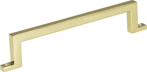Atlas Homewares Campaign Bar Pull 5 1/16 Inch (c-c) Polished Brass