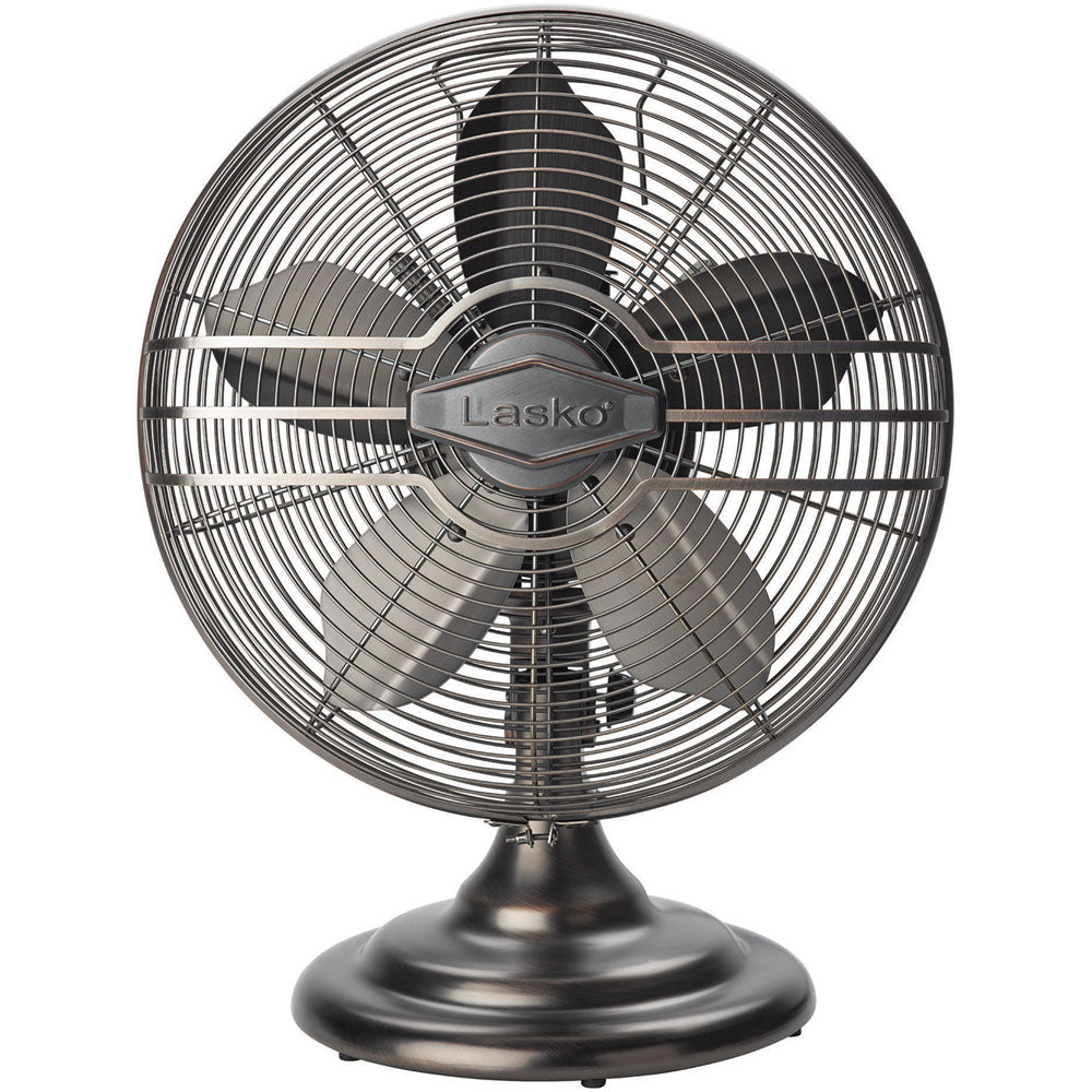 Lasko R12210 12" Classic Table Fan - All Metal Construction, Quiet