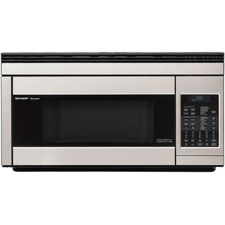 Sharp R1874T 1.1 CF Carousel Over-the-Range Microwave, Convection, 850W