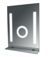 SteamSpa Tall Fog Free Bathroom Mirror with Glass Shelf MIR09