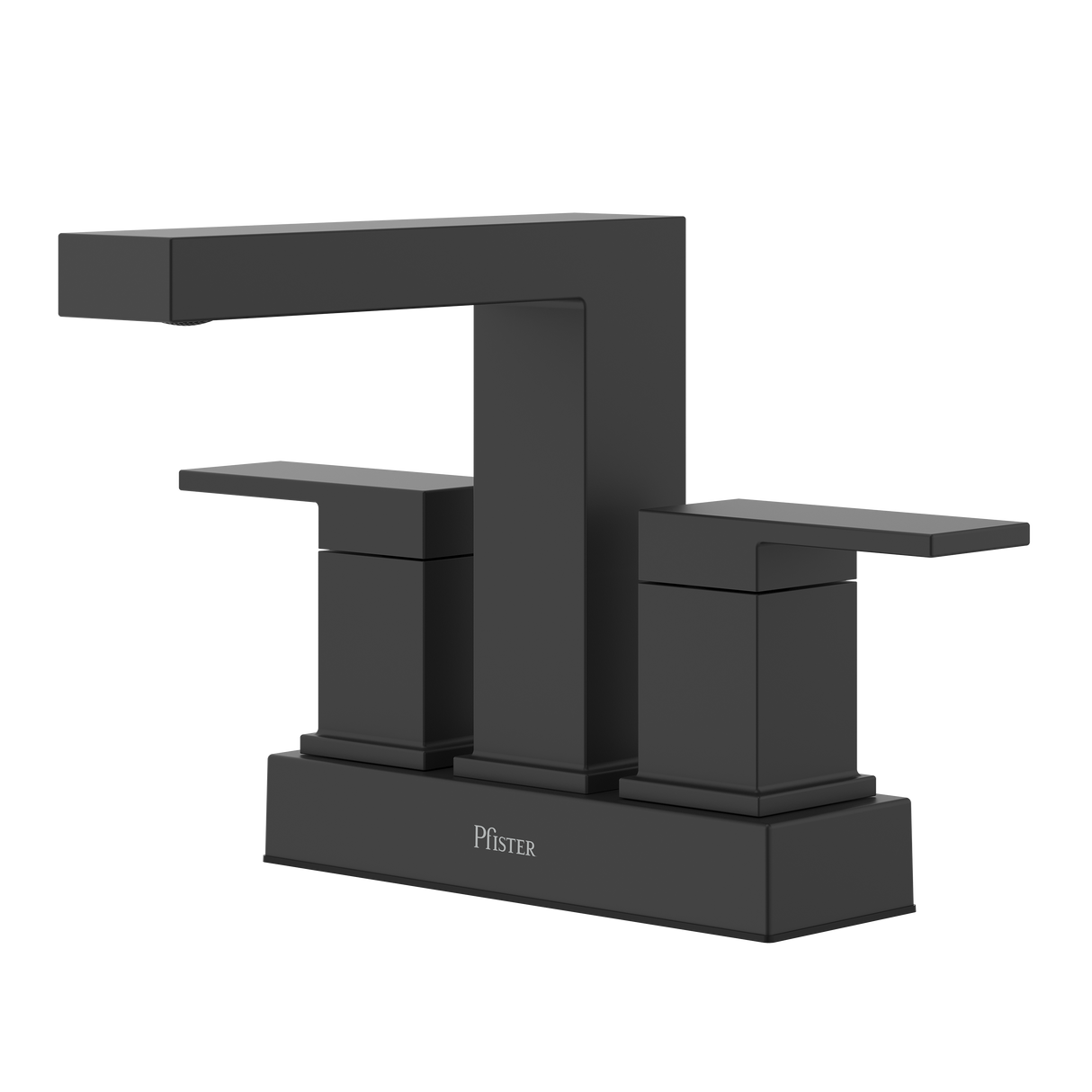 Dumont 2-Handle Centerset Lavatory Faucet in Spot Defense Matte Black