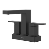 Dumont 2-Handle Centerset Lavatory Faucet in Spot Defense Matte Black