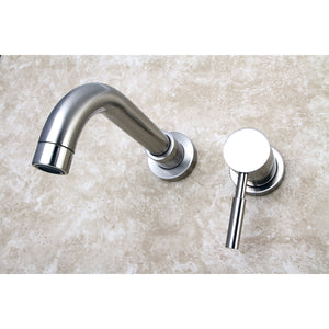Kingston Brass KS8118DL Single-Handle Wall Mount Bathroom Faucet, Brushed Nickel
