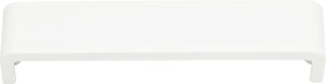 Atlas Homewares Platform Pull 6 5/16 Inch (c-c) High White Gloss