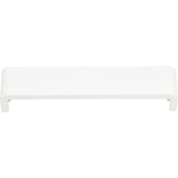 Atlas Homewares Platform Pull 6 5/16 Inch (c-c) High White Gloss