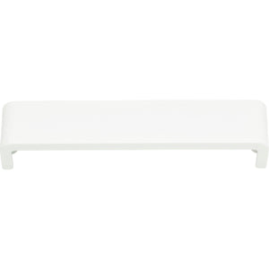 Atlas Homewares Platform Pull 6 5/16 Inch (c-c) High White Gloss
