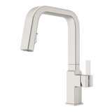 Verve 1-Handle Pull-Down Bar/Prep Faucet in Spot Defense Stainless Steel
