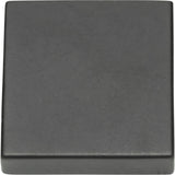 Atlas Homewares Thin Square Knob 1 1/4 Inch Modern Bronze