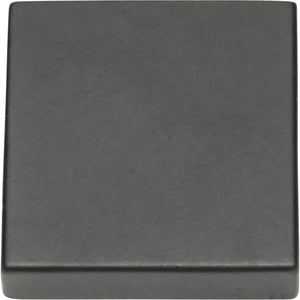 Atlas Homewares Thin Square Knob 1 1/4 Inch Modern Bronze