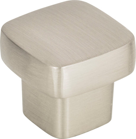 Atlas Homewares Chunky Square Knob Small 1 Inch Brushed Nickel