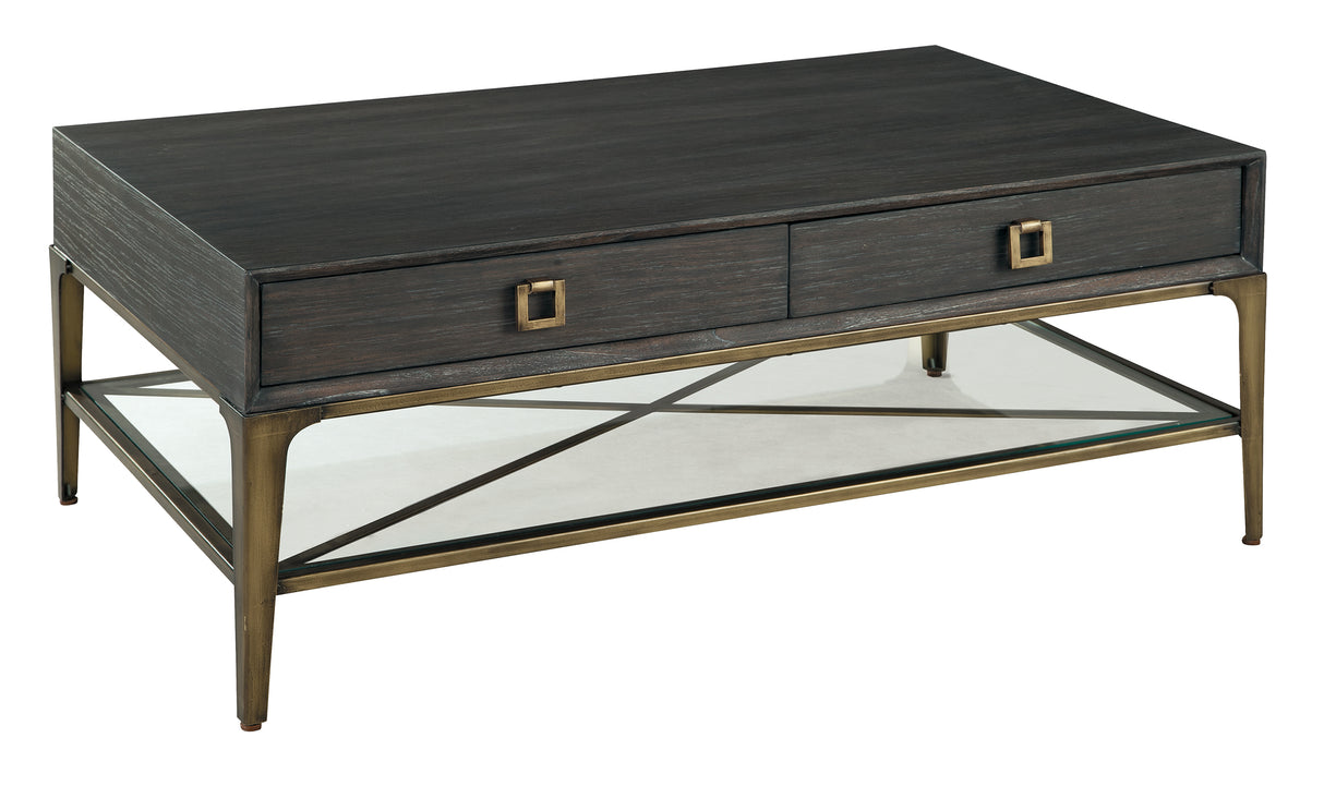 Hekman 23801 Edgewater 50in. x 30in. x 20in. Rectangular Coffee Table